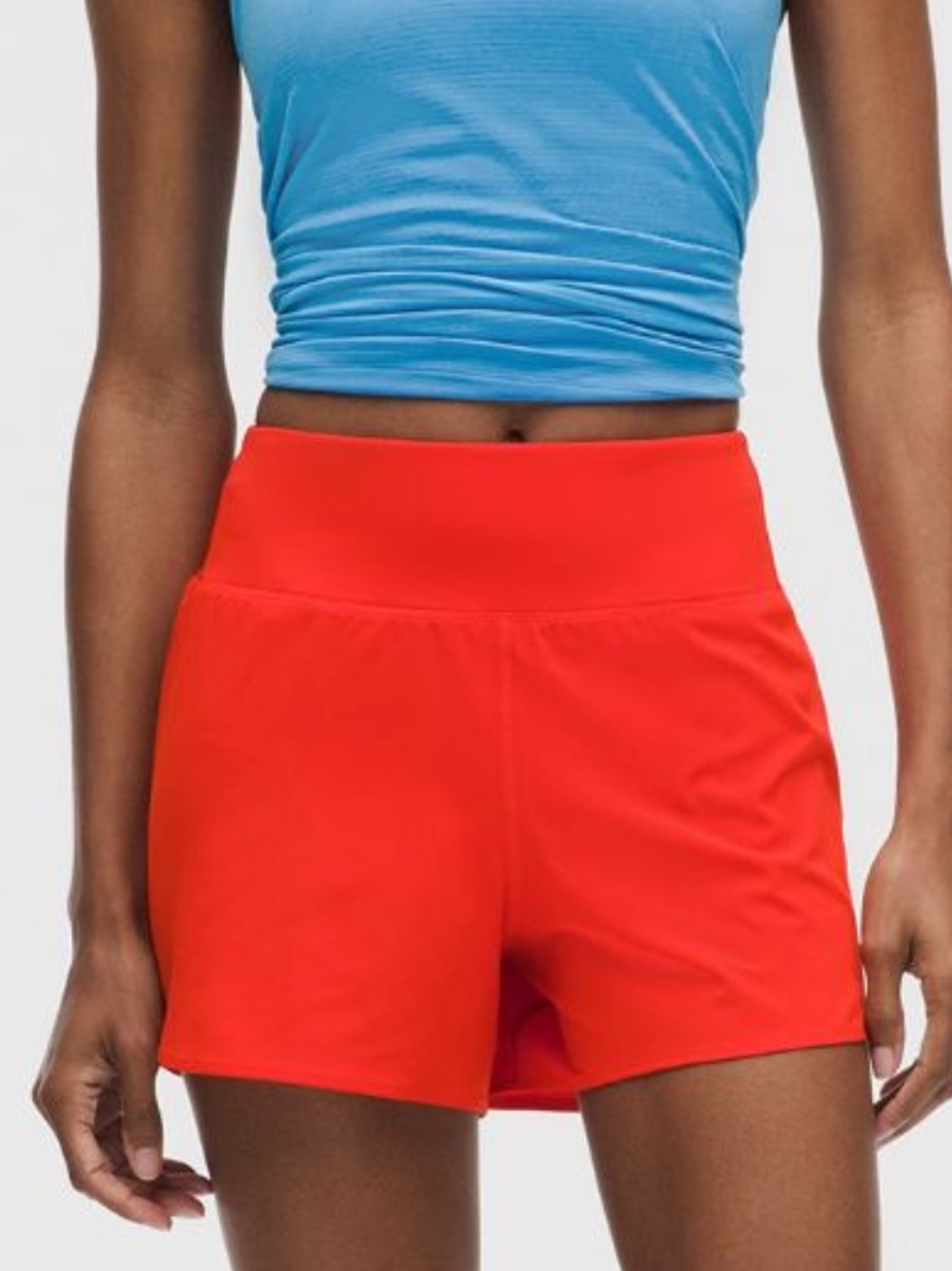 Lululemon Cherry Ember Speedup 4” shorts Sold out color! Medium